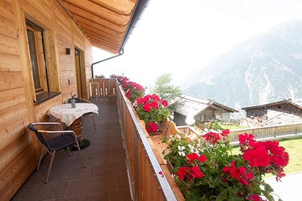 Balkon Wohnung Bergsteiger