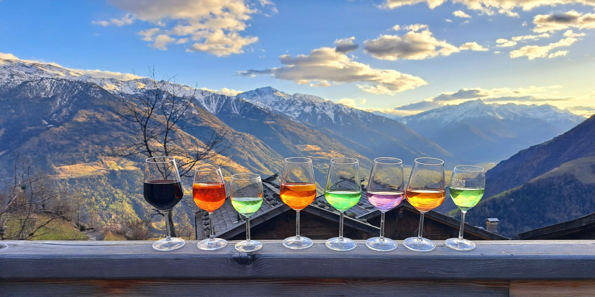 Herbst Winterurlaub in den Bergen in Südtirol