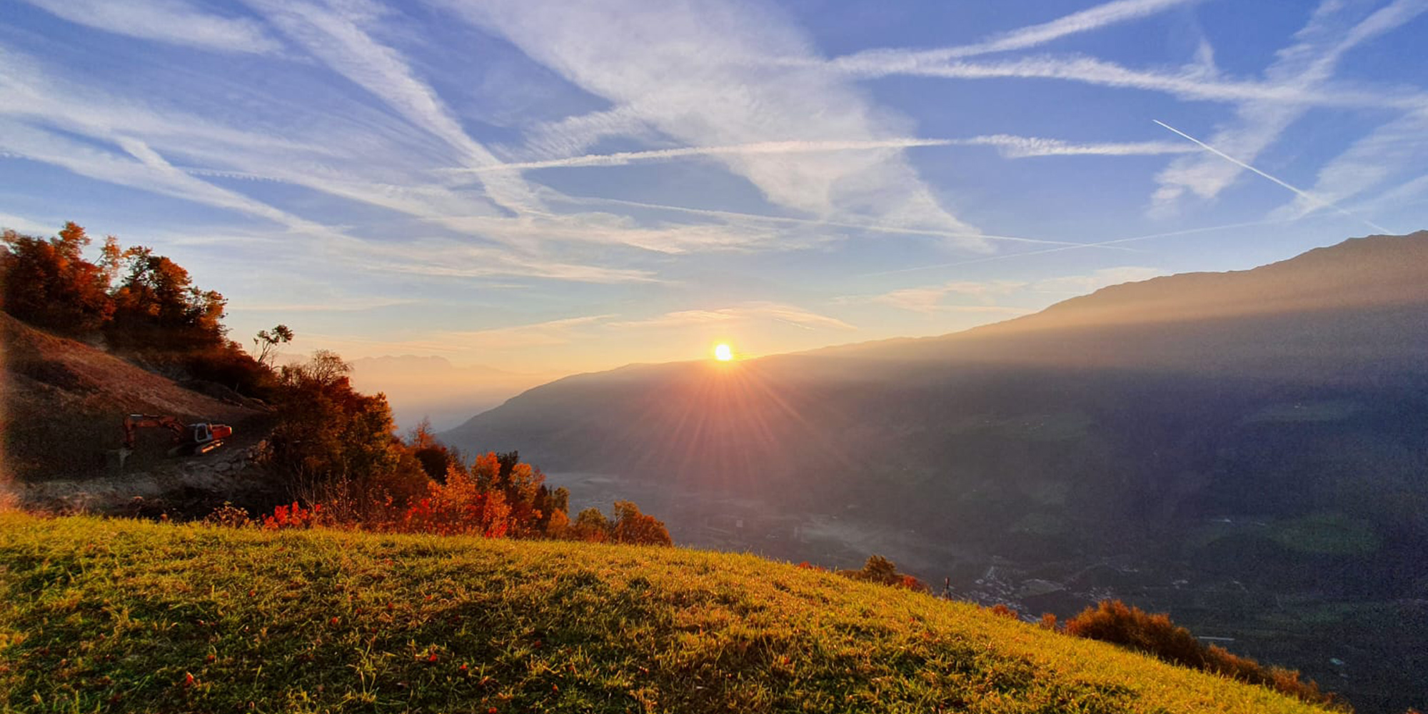 Herbst Winterurlaub in den Bergen in Südtirol